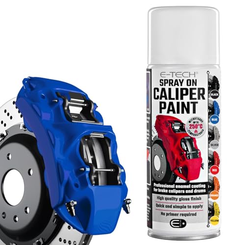 E-TECH Spray-On Brake Caliper Paint - Heat rated to 250C (blue)