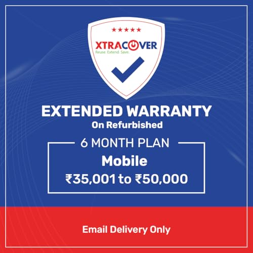 Image of Xtracover 6 Months Extended Warranty Plan for Renewed /Refurbished Mobile Between INR35001 to 50000(E-Mail Delivery Only)