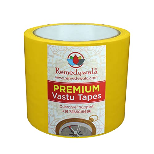 Image of REMEDYWALA Vastu Yellow Color Floor Tape (3.25 Inch Wide) (20 Meter long)