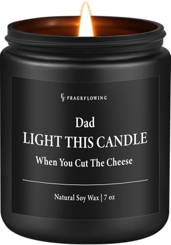 FF FRAGRFLOWING Birthday Gift for Dad 7 oz Funny Candle