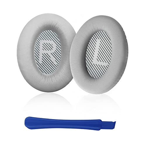 QC35 Ear Pads,Headphones Replacement Earpads,Ear Cushions for Bose QC35 II, QC25,QC45,QC2,QC15,AE2,AE2I Over-ear Headphones(grey) QC35 Ear Pads,Headphones Replacement Earpads,Ear Cushions for Bose QC35 II, QC25,QC45,QC2,QC15,AE2,AE2I Over-ear Headphones(grey)