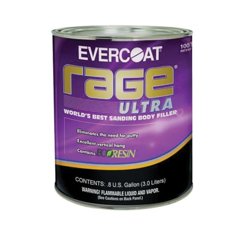 Evercoat Rage Ultra - Sanding Body Filler for Steel, Fiberglass,...
