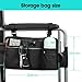 Wheelchair Side Bag & Walker Accessories Organizer - Hang-On Pouch w/Insulated Cup Holder, Large Storage. Perfect for Electric Wheelchairs & Rollators. Durable