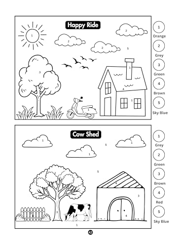 Image of 101 Doodle Colouring for Brilliant Kids - 5 to 7 Years Old - Number Coloring | Painting & Drawing Activity Book | Birthday Gifts for Kids, Boys & Girls, 5, 6, 7 Years