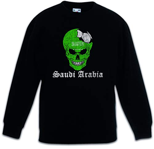 Sweat-shirt foot Arabie Saoudite enfant pullover noir Urban Backwoods