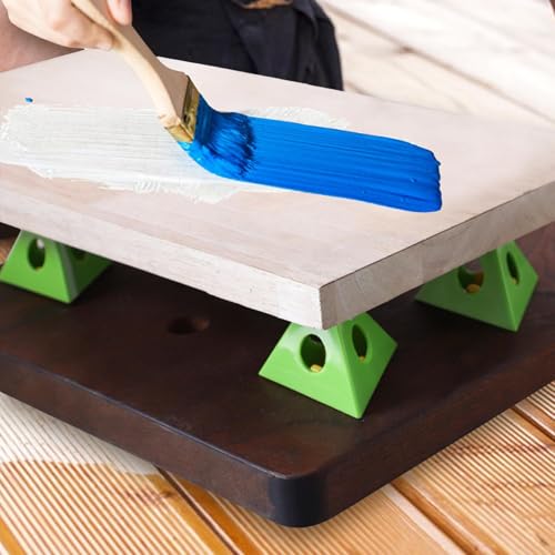 Pirámides de pintura de 6 piezas: mini soportes en trípode para el secado de puertas 3