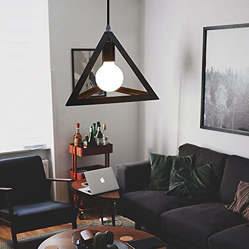 Plafonnier médiéval rétro et suspension minimaliste avec douille E27 - 3