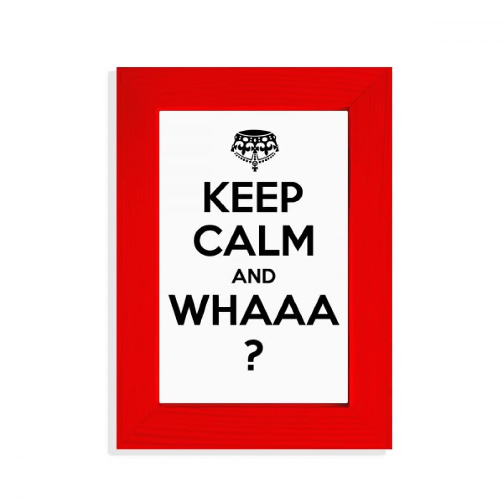 Cadre photo noir Keep Calm avec citation humoristique pour décoration murale moderne
