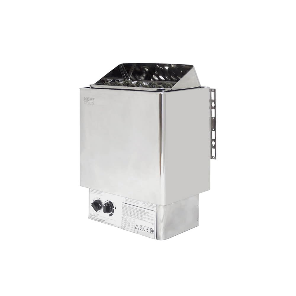 Home Deluxe - Saunaofen KIVA 4.5 kW - 56 x 28 x 14 cm | inkl. integrierte Steuerung & Zeitschaltuhr