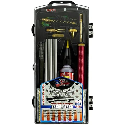 Pro-Shot Products PSUVKIT Universal .22 Caliber-12 GA Box Cleaning Kit, Multi Cover