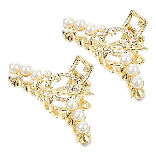 CALLARON 2Piezas Horquillas Rhinestone Para Clips Para Fiestas y Ocasiones Especiales Para Tipo