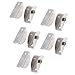 Aexit 10 Pcs Hooks Home Stainless Steel 0.5