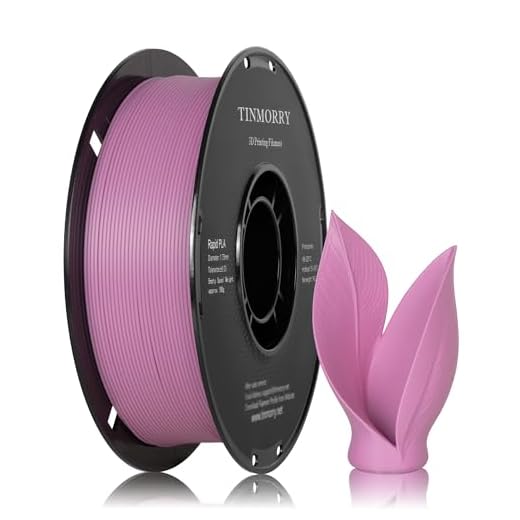 TINMORRY PLA Filament 1.75mm, Rapid PLA 3D Printer Filament, Neatly Wound PLA Filament, Dimensional Accuracy +/-0.03mm, Fit Most FDM 3D Printers, 1KG Spool (2.2 lbs), Lavender Pink