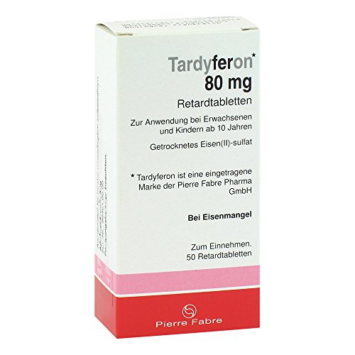 Tardyferon Depot-Eisen(II)-sulfat 80 mg kohlpharma Retardtabletten 50 St. Tabletten