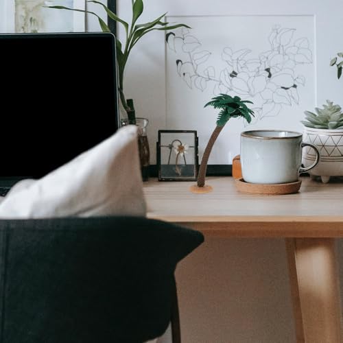 CHICAMPERA 3個 椰子木模型 マイクロランドスケープ用製リアルデコレーション 花瓶飾りや砂場装飾に 長持ちで変形しにくい家用卓上オブジェ