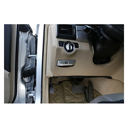 HANGHANG Acessórios para Carro Prata EPB Interruptor P Botão Acabamento Capa Compatível com M-ercede