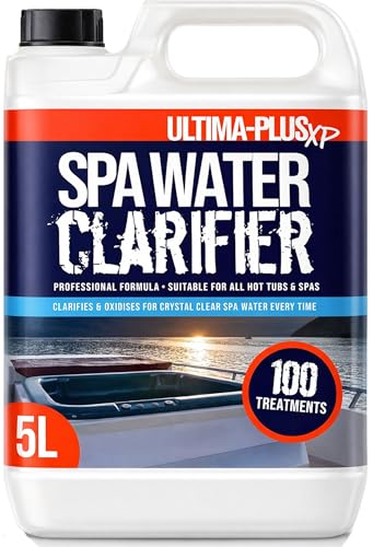 ULTIMA-PLUS XP Spa Water Clarifier - Transforms Hot Tub Water From Cloudy and Dirty to Crystal Clear - Suitable for all Hot Tubs Spas and Pools (5 Litres)