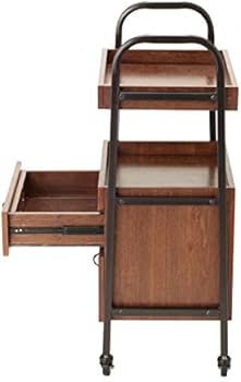 キャスター付き木製ワゴン　本日までです！ キャスター付き木製ワゴン 本日までです！