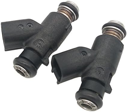 GERMBAN 27709-06A 2pcs Set Fuel Injector 6 Holes Replacement for 2006-2015 Harley Davidson Motorcycle 25 Degree