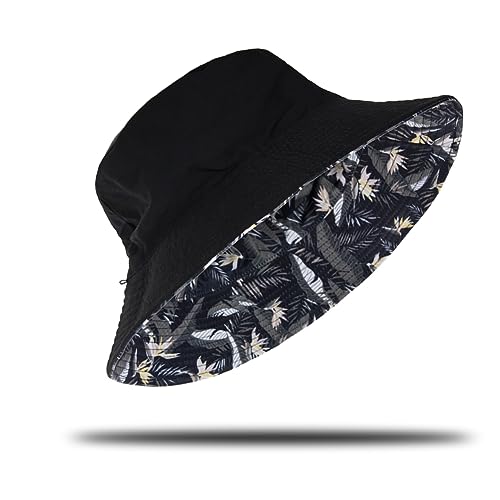 Image of Oversize XXL Bucket Hat Reversible Extra Large Sun Hat Big Head Wide Brim Fishing Hat for Men Women