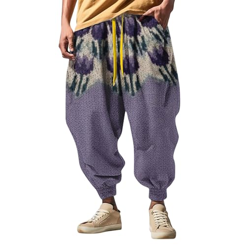 Pantalon de survêtement long d'été homme léger et fluide pour le sport