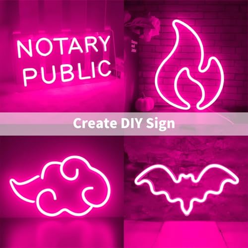 Image of HEADLY 16.4 Feet LED Neon Strip Lights, with 12V Adapter, Waterproof IP65, Silicone Flexible Rope Light for Home Wall Decor | Neon Lights | 5 Meter |