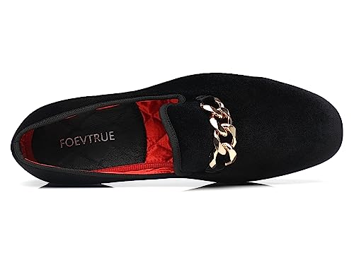Men's Velvet Loafers Party Prom Homecoming Shoes4