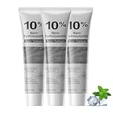 Hydroxylapatit Zahnpasta, 10% Hydroxyapatite Toothpaste, Nano Hydroxylapatit Remineralisierung Zahnpasta, Aufhellende Zahncreme, Schutz des Zahnschmelzes und Stärkung der Zähne (3)