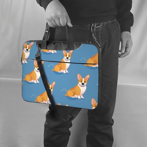 Maletín impermeable para laptop 15.6 pulgadas Corgi Dog Cute miniatura 2