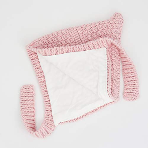 JELLYTREE Baby Hat Winter Bonnet Toddler Earflap Hat Warm Thick Knit Infant Cotton Lined Pixie Gnome Beanie Set 3m 6m 12m4