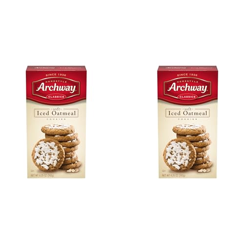Image of Archway Cookies, Soft Iced Oatmeal Cookies, 9.25 Oz (Pack of 2)