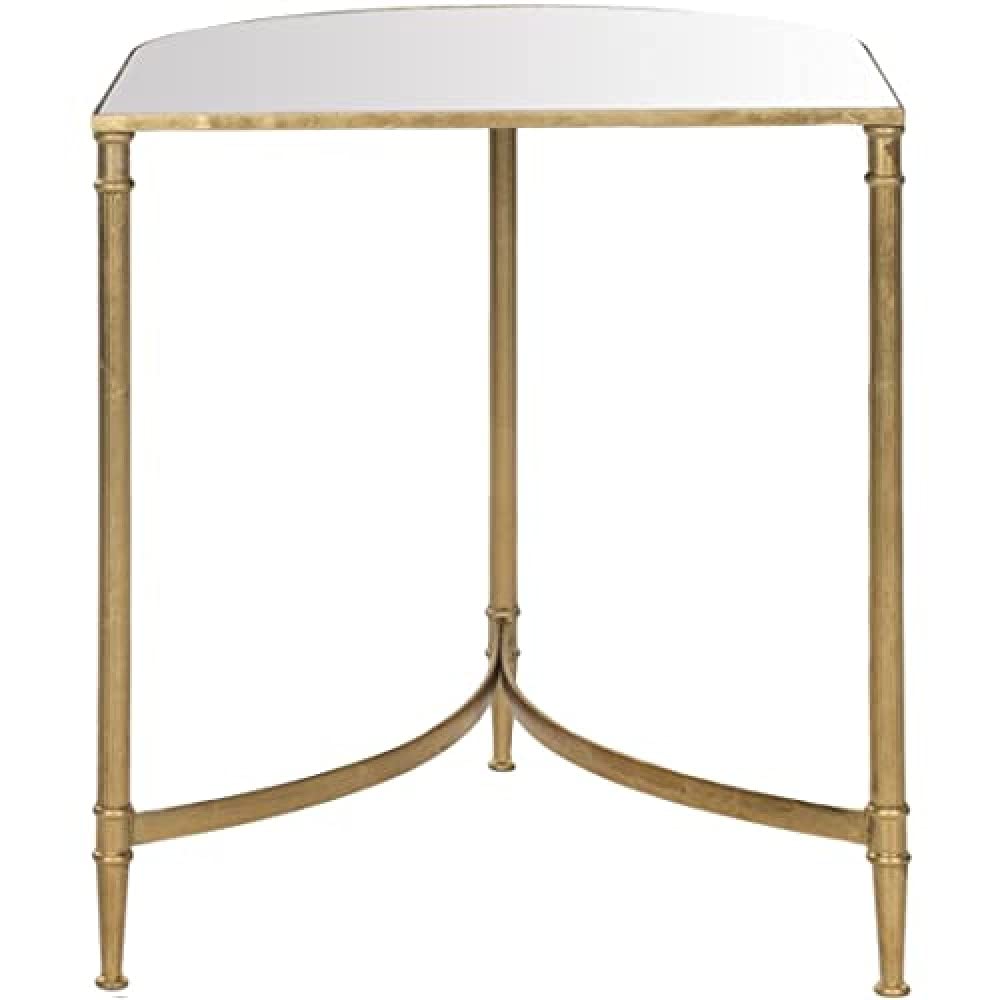 Safavieh EAF2532A Hudson Table d'Appoint Métal Or/Miroir 50 x 45 x 50,8 cm
