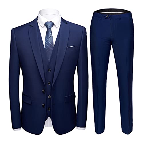 Ensembles de bureau de travail costume d'affaires chic pour homme avec veste 1 bouton