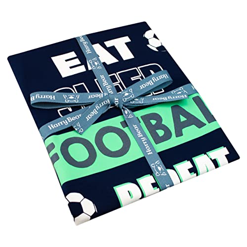 Harry Bear Maglietta per Ragazzi Calcio Blu 10-11