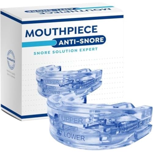 Zcomfort Anti Snoring Solution - Adjustable & Comfortable Mouthpiece for Quiet Nights Clinically Designed to Reduce Snoring Includes Travel Case - Fits All Mouth Sizes (Blue)