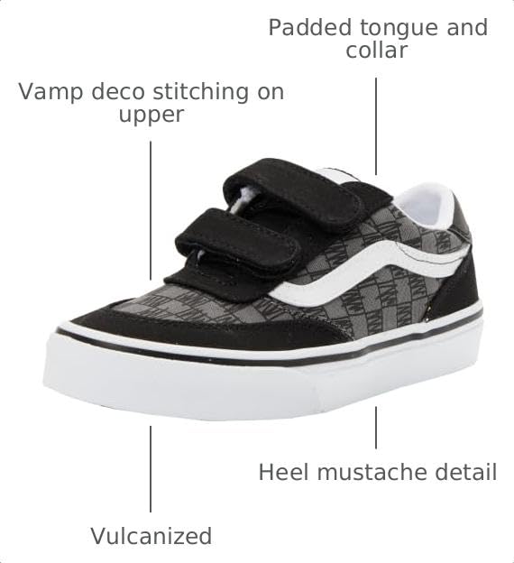 Image of Vans Unisex-Child Brooklyn Ls V Low Top Shoe | Casual Shoes