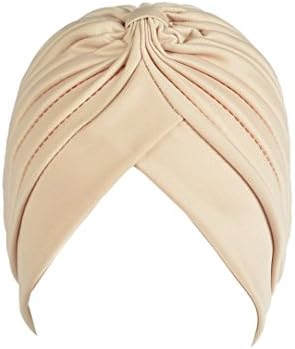 Choies Women's Pleated Head Wrap Knit Bonnet Turban
