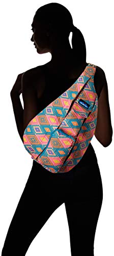 KAVU Original Rope Bag - Compact Lightweight Crossbody - Rhombus Rug
