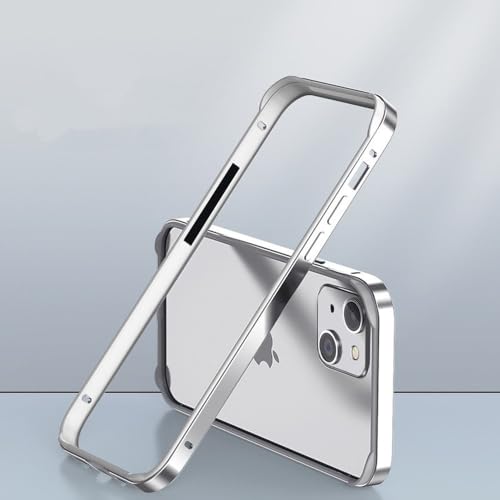 Coque iPhone 14 silicone aluminium évite la surchauffe argent