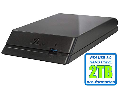 Avolusion HDDGear 2TB (2000GB) 7200RPM 64MB Cache USB 3.0 External PS4 Gaming Hard