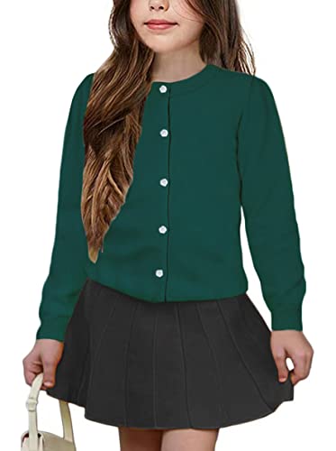 Gilet pour fille en coton anti-bouloche pour remplacer l'uniforme usé