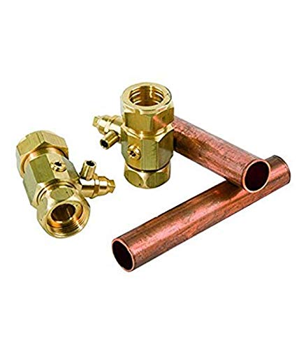 Vaillant 306201 Juego de compuertas Rectas 3/4'' Calefacción, Color Blanco