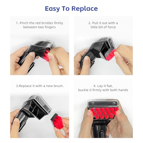 Image of 3 inch Tough Stain Brush Tool Nozzle for All Bissell Portable Carpet Cleaners
