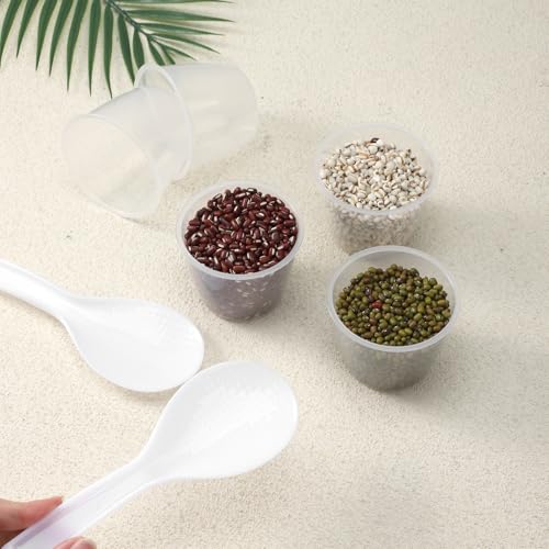 Set de 7 vasos medidores de plástico para arroz 160 ml miniatura 4
