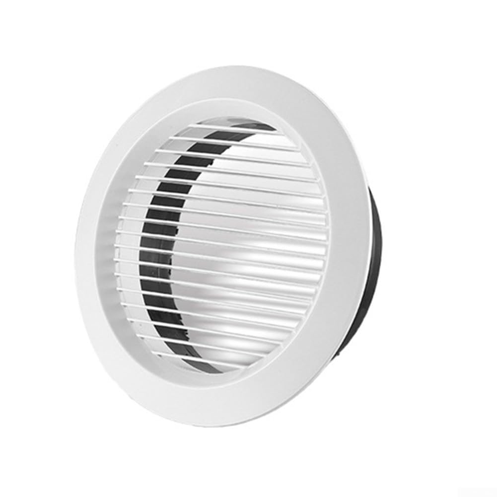 Aération de salle de bain et bureau avec la grille ronde blanche de 200 mm