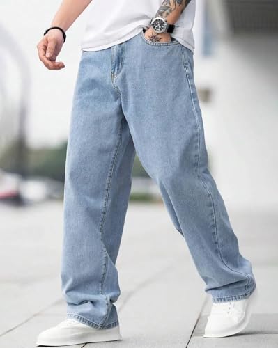 Image of AUSK Men's Regular Straight Fit Casual Jeans || Official Business wear Jeans for Men
