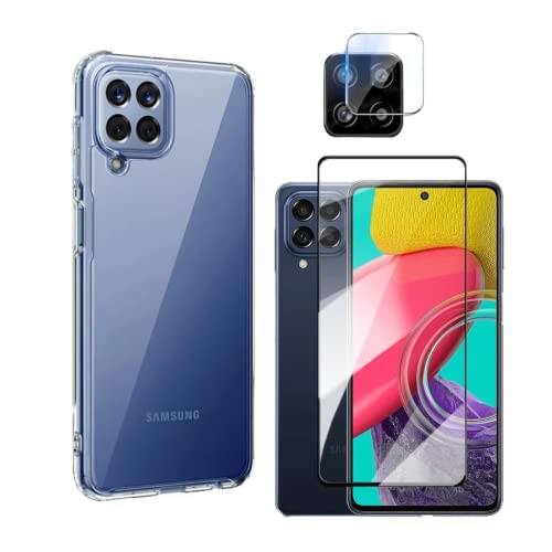 Capa Capinha para Samsung Galaxy M53 5g + Película de Vidro 3D + Película de Câmera - (C7COMPANY)