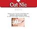 Cut Nic 4 Hole Disposable Cigarette Filters (300 Filters) Including 1 Travel CASE