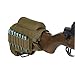 Viriber Cheek Riser Tactical Bullet Holder Bag with Adjustable Straps for Shotguns and Fixed Rifle (Stock-Khaki)