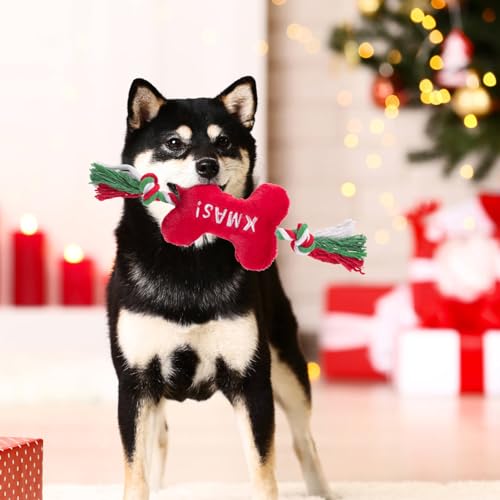 Juguetes Mordibles Navideños para Perros - 3 Piezas miniatura 7